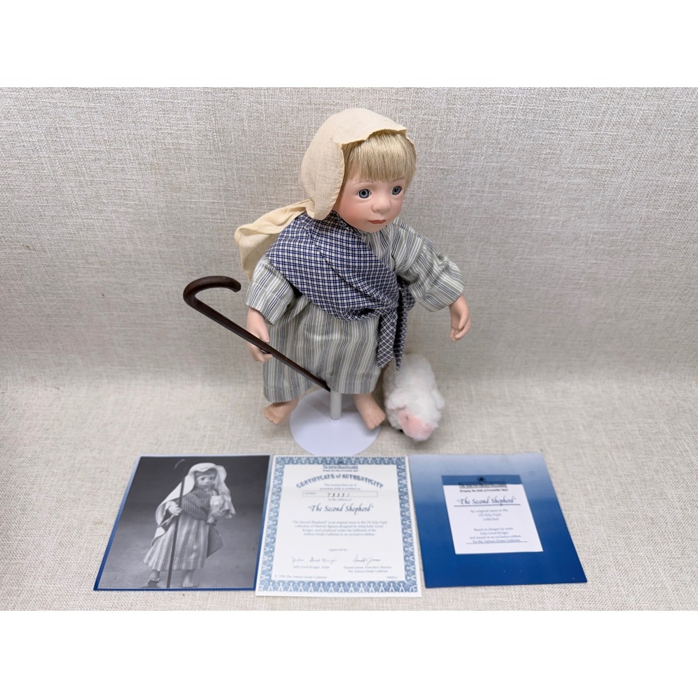 Ashton Drake The Second Shepherd‎ Porcelain Doll Oh Holy Night Julia Good-Kruger